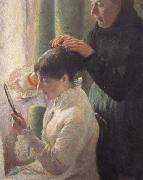 Federico zandomeneghi Mother and Daughter (nn02) oil on canvas